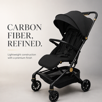 Poussette de voyage compacte pour bébé, adaptée aux cabines d'avion, avec système de pliage automatique par gravité pour bébés et tout-petits