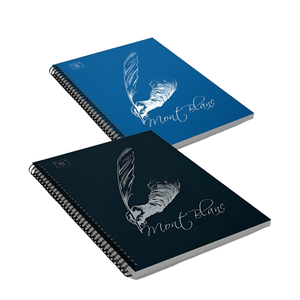 PIGNA - MONT BLANC SKIP Blocco a Spirale con 70 Fogli A4 a Righe Assortiti - Product Image 1