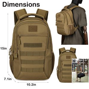 Chiến thuật ba lô không thấm nước Molle Túi thể thao du lịch câu cá ngoài trời cắm trại Ba lô - Product Image 5