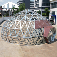 Tente dôme en verre RAXTENT pour le glamping et le studio de yoga avec couche d'isolation thermique