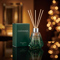 Diffuseur d'huiles essentielles conique en verre et rotin, écologique et luxueux, sans alcool, parfum longue durée, 60 ml, 250 ml, couleurs personnalisables