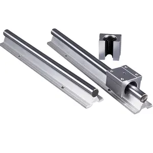 SBR16UU SBR rolos de guia linear rolamento de bloco de trilho para peças de máquinas Cnc conjuntos de guia linear