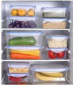 Refrigerador <span class=keywords><strong>Rectangular</strong></span> Sellado para Cocina, Caja de Almacenamiento con Tapa de Plástico, Fiambrera Calentada por Microondas - Product Image 3