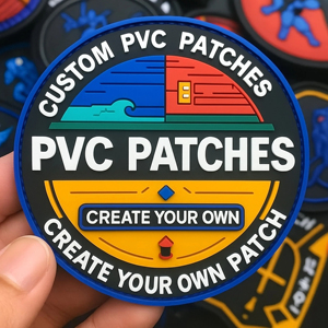 Bán buôn tùy chỉnh Silicone vá cá nhân Logo 3D cao su Velcro PVC vá với logo tùy chỉnh của bạn - Product Image 1