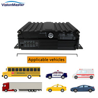 DSM & ADAS 4CH 1080P H.265 Car Bus DVR avec 4G GPS WiFi Carte SD Câble MDVR Garantie 12 Mois