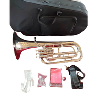 Brass Instruments Band Baritone Wind Music Instruments Bb Nickel Silver Alloy Hot-selling Model Piston Valve Baritone