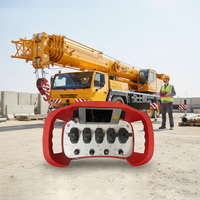 Télécommande sans fil étanche à 5 joysticks avec écran pour système hydraulique de grue de camion