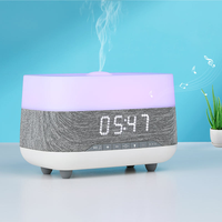Diffuseur d'huiles essentielles à ultrasons avec haut-parleur Bluetooth, horloge et fonction de réveil, fabriqué à Shenzhen