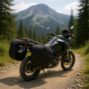 Sacoche de moto 30L en Oxford, sacs latéraux imperméables grande capacité, modèle de bagages d'extérieur - Product Image 2