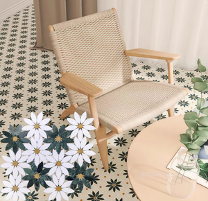 Carreaux de sol muraux en mosaïque moderne polie avec design de fleurs en marbre pour salle de bain <span class=keywords><strong>cuisine</strong></span> villa - Product Image 3