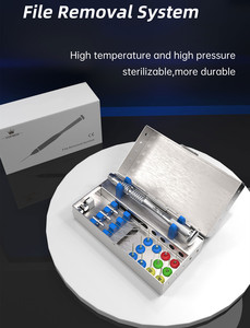 Ensemble d'instruments dentaires endodontiques Source d'alimentation manuelle Perceuses Niti Path 5 pièces et système de suppression de fichiers cassés - Product Image 4