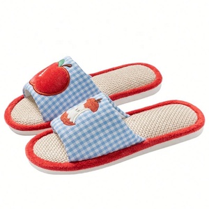 Pantuflas <span class=keywords><strong>de</strong></span> Lino para <span class=keywords><strong>Mujer</strong></span> <span class=keywords><strong>en</strong></span> Primavera y Otoño, Antideslizantes y Ligeras para el Hogar, Pantuflas <span class=keywords><strong>de</strong></span> Lino <span class=keywords><strong>de</strong></span> Verano para Hombre - Product Image 5