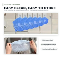 Lot de 6 couvercles extensibles en silicone universels pour bols, qualité alimentaire, réutilisables, hermétiques, pour la conservation des aliments, sans BPA