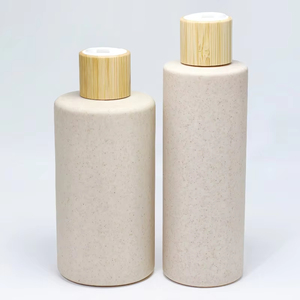 Emballage Pompe en Paille de Blé Biodégradable – Bouteille Vide pour Shampoing, Lotion, Cosmétiques – Écologique pour la Maison - Product Image 3