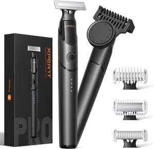 Kit Recortador de <span class=keywords><strong>Barba</strong></span> y Vello Nasal 2026 Mejorado con Carga Rápida USB-C, Negro (Plus) - Product Image 1