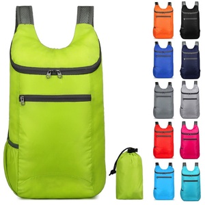 Wholesale Custom Outdoor Travel Sport Backpack Waterproof Polyester Bag Zipper Pocket Promotional Drawstring Sportpacks Bags