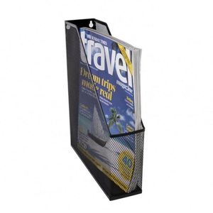SAM Metal Mesh Magazine <b>File</b> Rack Desk <b>Organizer</b> - Product Image 1
