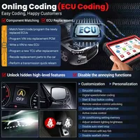 Escáner de Diagnóstico Bidireccional LAUNCH X431 PRO3S+ V5.0, Herramienta de Sistema Completo a Nivel OE con Codificación ECU y Más de 55 Servicios de Reinicio