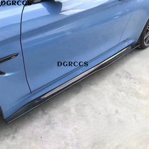 For 3 Series F30 2012-2018 PSM Style True Carbon Fiber Polished Side Skirt with Easy Installation and Side Wings - Product Image 6