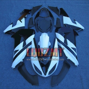 Cuerpo de inyección blanco y negro para <span class=keywords><strong>KAWASAKI</strong></span> NINJA <span class=keywords><strong>ZX</strong></span> <span class=keywords><strong>10</strong></span> <span class=keywords><strong>R</strong></span> 10R 1000 CC ZX10R 06 07 51No.41 ZX1000 2006 <span class=keywords><strong>2007</strong></span> Kit de carenado OEM - Product Image 1