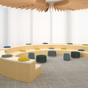 เบาะรองนั่งทรงกลมสำหรับเก้าอี้สำนักงาน เมมโมรี่โฟม น่ารัก รูปทรงคุกกี้ คืนตัวช้า - Product Image 6