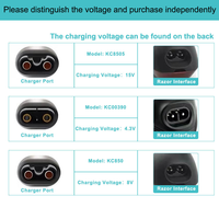 Adaptateur de chargeur de rasoir A00390 4.3V, prise EU, cordon d'alimentation AC DC pour rasoir Philips OneBlade QP2520, remplacement du tondeuse