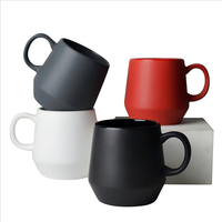 500ML Offres Spéciales tasse à café en céramique écologique Logo personnalisé garder au chaud de la tasse en céramique potable d'intérieur