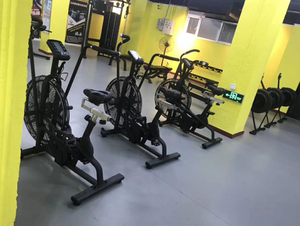 Bicicleta de Ejercicio Comercial con Correa de Transmisión, Bicicleta Estática de Aire, Equipo Dinámico para Gimnasio Interior, Bicicleta de Ejercicio con Resistencia al Aire para Gimnasio y Hogar - Product Image 3