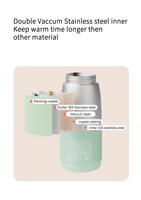 La bouilloire intelligente rechargeable portable peut être chauffée pour le lait de bébé