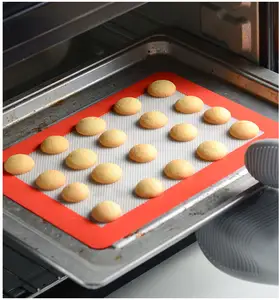 Gıda sınıfı yapışmaz hamur fondan kek pişirme aracı silikon pişirme mat