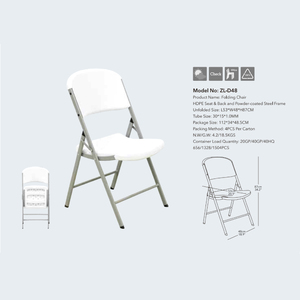 Wholesale High Quality Foldable Event <strong>Chair</strong> Garden Outdoor <strong>White</strong> Plastic <strong>Folding</strong> <strong>Chairs</strong> in Bulk for Events Party - Product Image 3