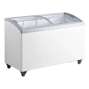 Congélateur coffre îlot pour supermarché, porte coulissante en verre, congélateur profond pour viande/fruits de mer/poulet, congélateur européen - Product Image 5