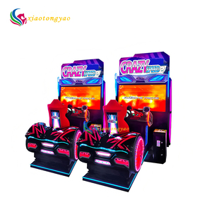 Simulateur d'arcade à monnayeur : Machine de jeu vidéo de course de moto rapide avec moniteur 55 pouces, compatibilité 110V/220V pour le jeu - Product Image 6