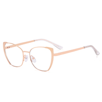 MS 95690, gran oferta, gafas de diseñador coloridas a la moda para mujer, gafas ópticas para miopía con luz Anti-azul de Metal, montura con logotipo personalizado