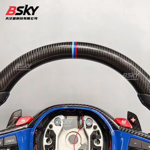 Adecuado para volante <span class=keywords><strong>BMW</strong></span> G05 G20 G30 X3 G01 X4 G02 M2 M3 G82 LCI M5 F90 2011-2024 volante de fibra de carbono personalizado - Product Image 4