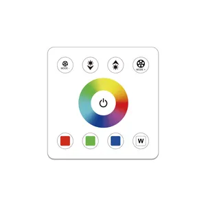 Panel Táctil de Montaje en Pared, Controlador de Luz LED RGB que Cambia de Color, Tira de Neón, Luces Decorativas, 86 Unidades