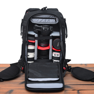 Professional Multi-Functional Waterproof Nylon Zipper Anti-Theft Photography Camera <b>Backpack</b> <b>Large</b> Capacity for Digital Gear - Product Image 2