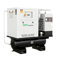 Compresor de Tornillo Rotativo Industrial PUFCO Serie Cuatro en Uno, 7.5-22kw, 10-30hp, 500l, con Secador de Aire