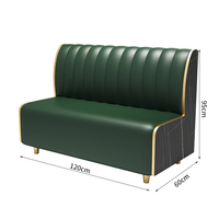 Canapé en cuir classique de luxe, comptoir de bar, table personnalisée, mobilier de discothèque pour KTV, bar et restaurant d'hôtel