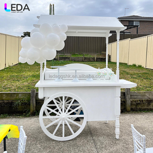 LEDA Hot Selling Wedding & Birthday Party Decorative Truck-Shaped Ice-Cream & <b>Candy</b> Cart for Holiday Dessert Display - Product Image 4