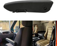 Accoudoir universel noir réglable en mousse PU auto-adhésive pour camion lourd, voiture, console centrale, modèle BD-25102390