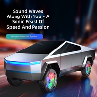 Speaker Bluetooth Tesla Cybertruck Model Mobil Keren Ukuran Mini Bahan Plastik Buatan Cina, Barang Baru Impor Lintas Negara
