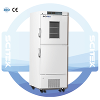 SCITEK -25 ° Réfrigérateur/Congélateur Combiné avec Contrôleur Microprocesseur, Dégivrage Manuel, Écologique, Réfrigérant Sans CFC