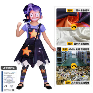 Bobi Time Lily Princess – robe de princesse pour enfants, tenue de cosplay Poppy Playtime pour Halloween - Product Image 4