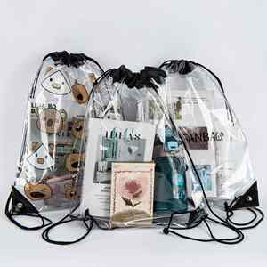 Bolsa de PVC Transparente Personalizada, Impermeable, con Cordón, para Guardar Objetos - Product Image 6