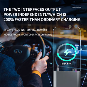 Chargeur de téléphone portable USB portable <span class=keywords><strong>pour</strong></span> <span class=keywords><strong>voiture</strong></span> 120W avec câble télescopique, charge super rapide <span class=keywords><strong>pour</strong></span> lecteur MP3 et émetteur <span class=keywords><strong>FM</strong></span> - Product Image 4