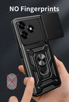 Coque de téléphone portable pour Honor X5C Plus 4G, protection antichoc en TPU et PC avec support d'anneau, vente chaude