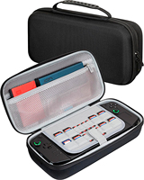 Étui de transport portable personnalisé pour console de jeu, étui EVA étanche et antichoc avec emplacements pour cartes de jeu, sac de rangement de voyage pour câbles