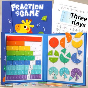 Jeu de société CPC CE EN71 <span class=keywords><strong>Fraction</strong></span> Board Game, jouet éducatif mathématique pour la salle de classe et la maison, OEM/ODM bienvenus - Product Image 3