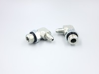 Codo de 90 grados JIC rosca externa a rosca externa ajustable UNF sello de junta tórica SAE Standard 6801 Series